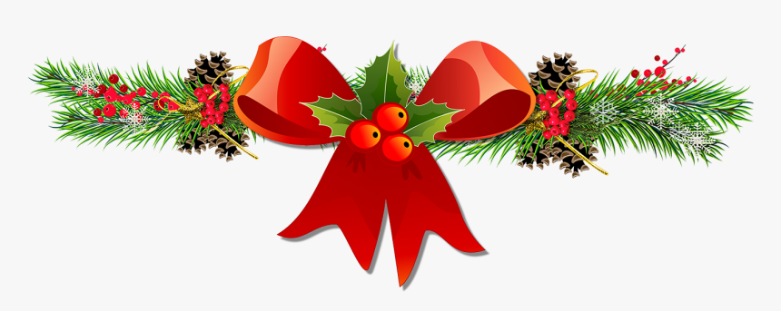 Png Transparent Clipart Christmas Bow, Png Download