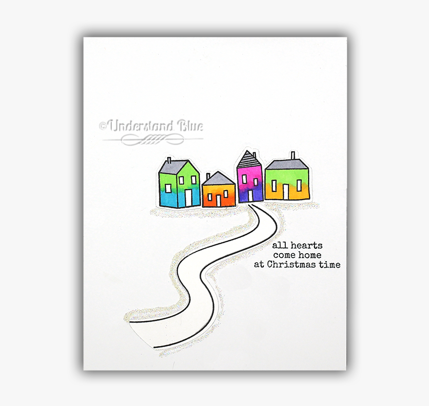 Cas Holiday Card By Understand Blue - House, HD Png Download