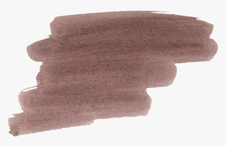Brown Watercolor Brush Stroke Hd Png Download Transparent Png Image Pngitem