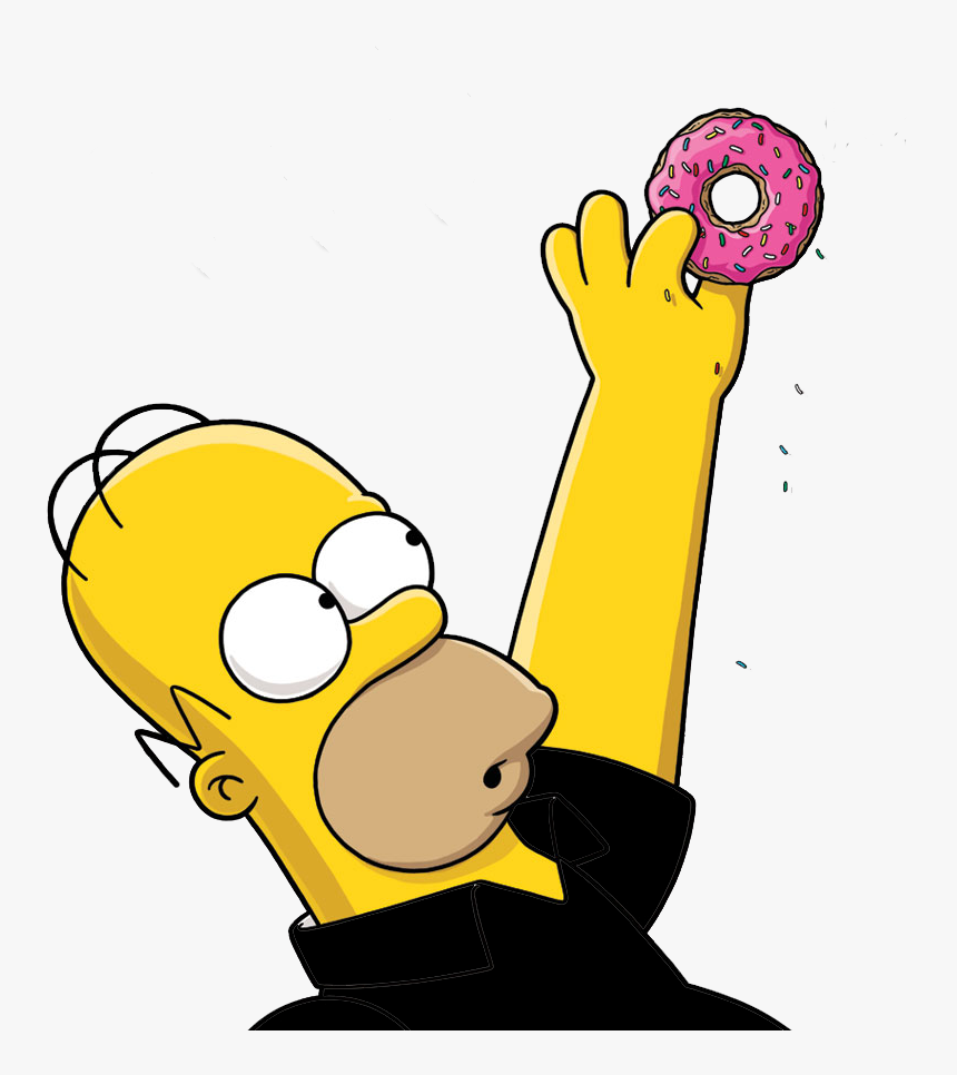 It Shows All The Stains - Homer Simpson Grabbing Donut, HD Png Download