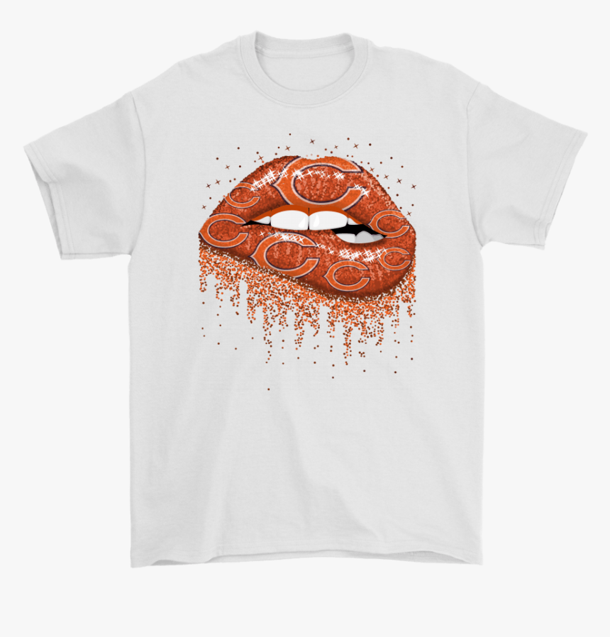 Biting Glossy Lips Sexy Chicago Bears Nfl Football - Mickey Mouse X Supreme, HD Png Download