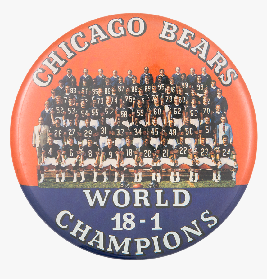 Chicago Bears World Champions Chicago Button Museum - Mckinley Tech High School Logo, HD Png Download