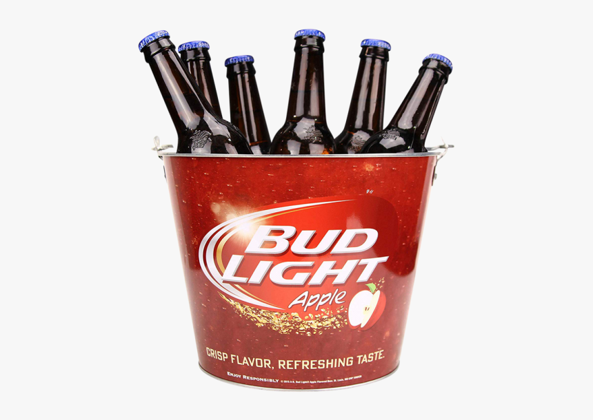Metal Beer Ice Bucket Buckets Of Beer Bud Light, HD Png Download