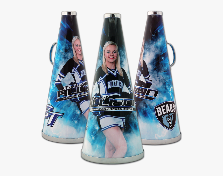 Transparent Cheerleading Megaphone And Poms Clipart - Beer Bottle, HD Png Download