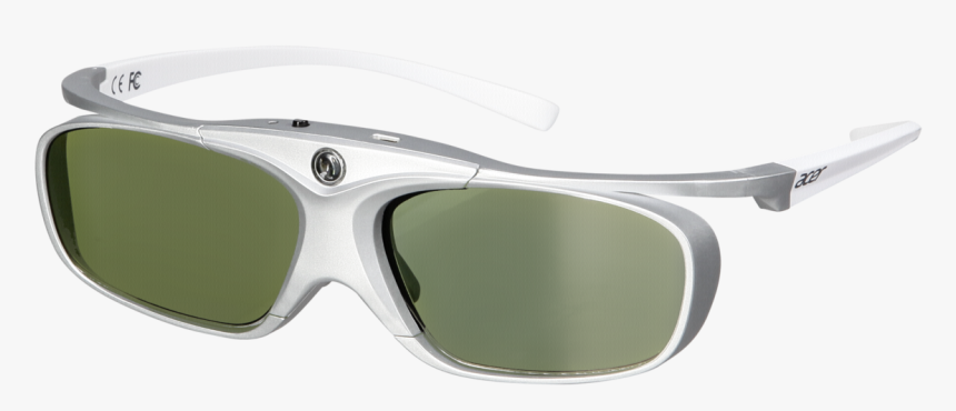 Png Acer E4w Dlp 3d Shutter Glasses White - Acer E4w Dlp 3d Glasses, Transparent Png