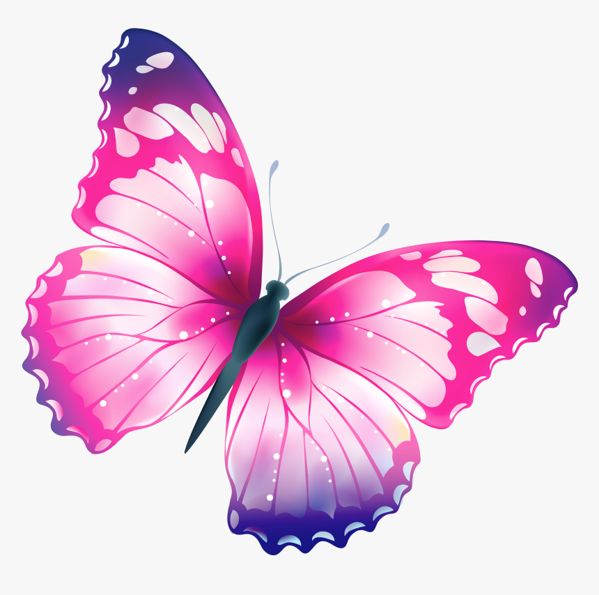 Transparent How To Find Clipart In Word - Butterfly Clipart Transparent Background, HD Png Download