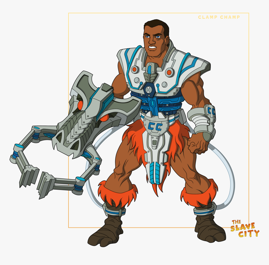 Clamp Champ He Man Thundercats, Princess Of Power, - Cartoon, HD Png Download