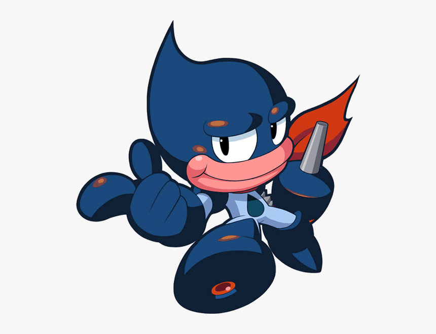 He Even Uses Slang - Mega Man Powered Up Oil Man, HD Png Download