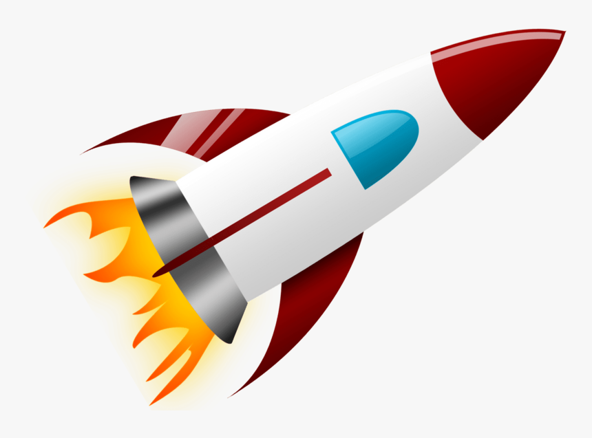 Clipart-rocket - Clipart Transparent Background Rocket, HD Png Download