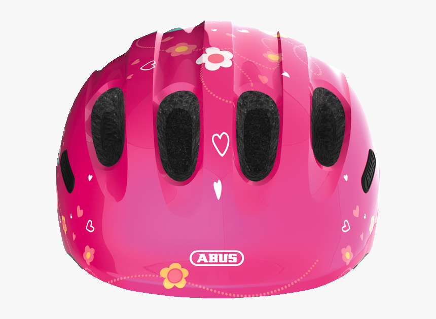 0 Pink Butterfly Front View - Abus Smiley 2.0 Helmet, HD Png Download