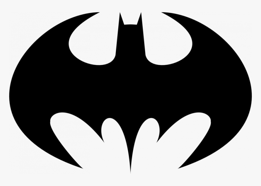 Batman Logo Png Image Batman Logo Black And White Transparent Png 