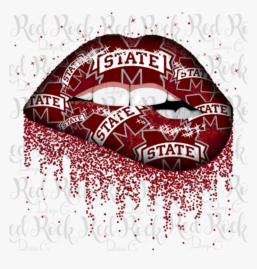 Mississippi State Glitter Lips - Kansas City Chiefs Transparent Png, Png Download