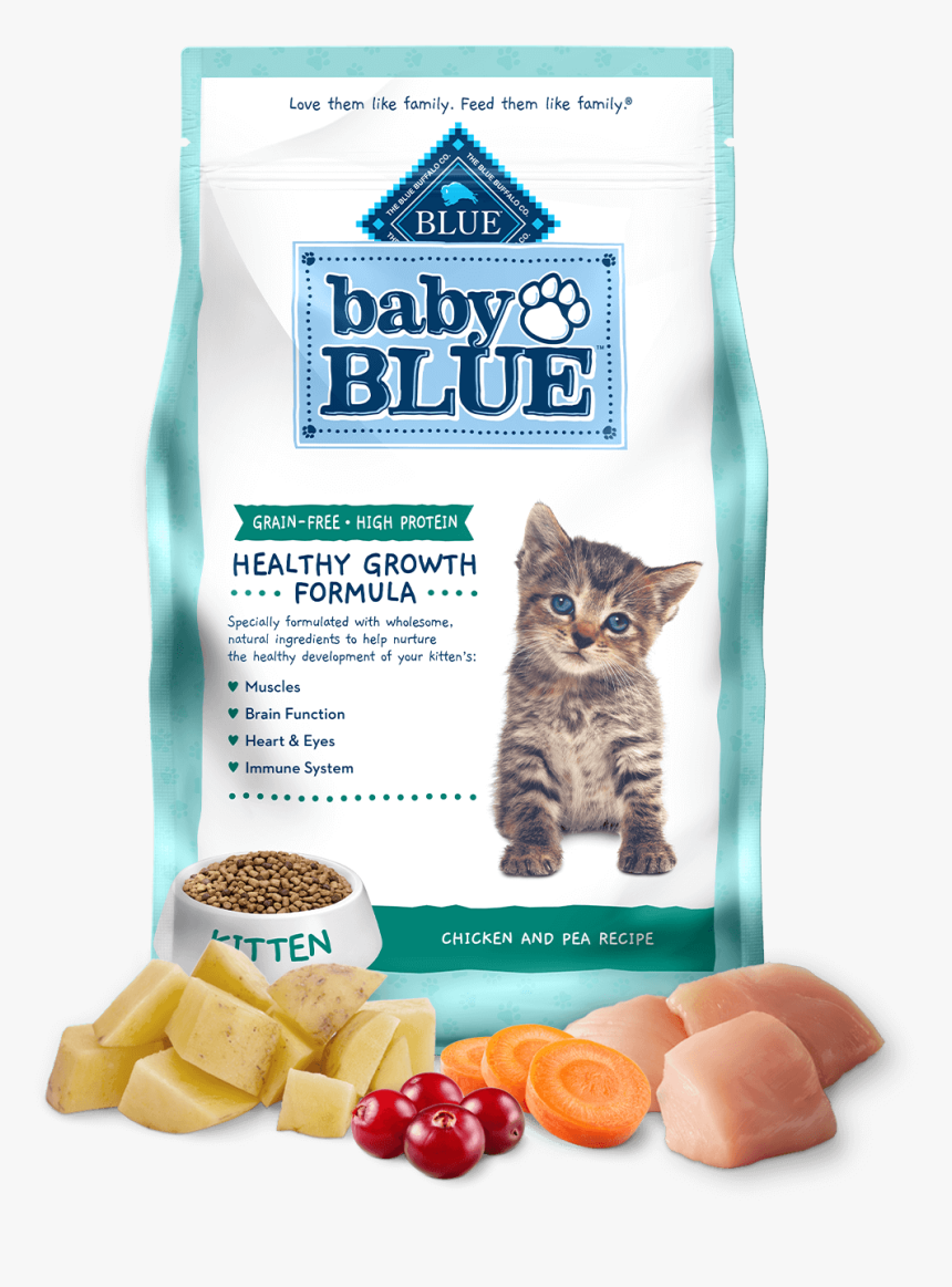 Baby Blue Kitten High Protein, Grain Free Chicken Formula - Blue Buffalo Co., Ltd., HD Png Download