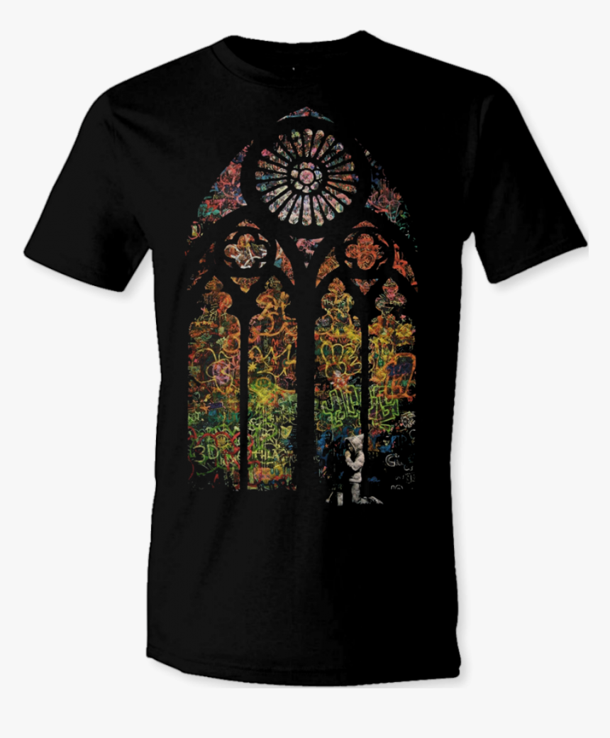 Banksy Stained Glass - Stained Glass Window Painting, HD Png Download