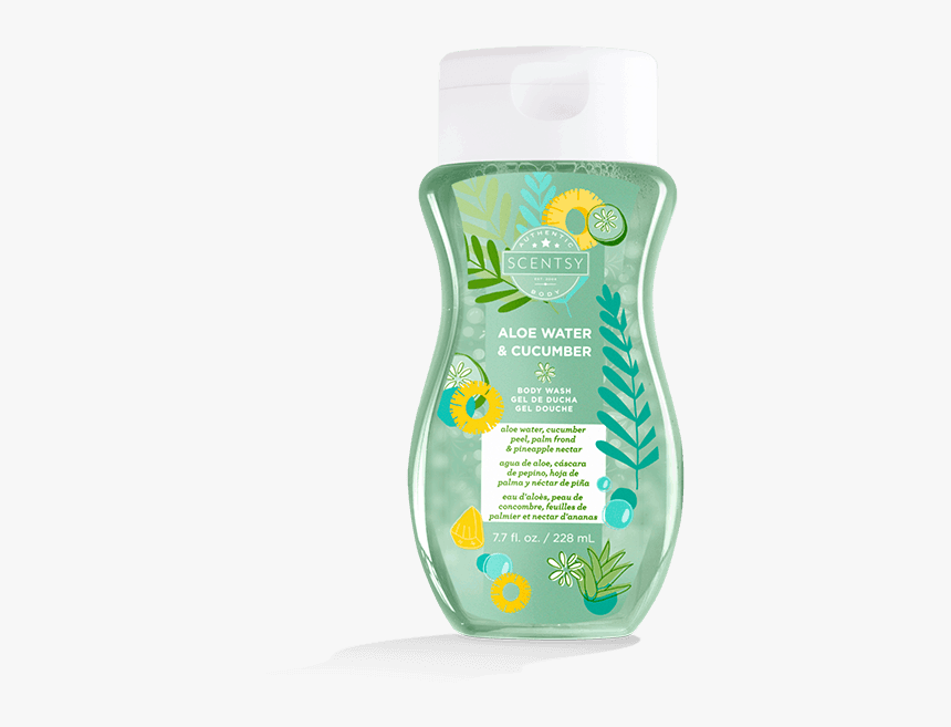 Aloe Water & Cucumber Body Wash - Lemon, HD Png Download