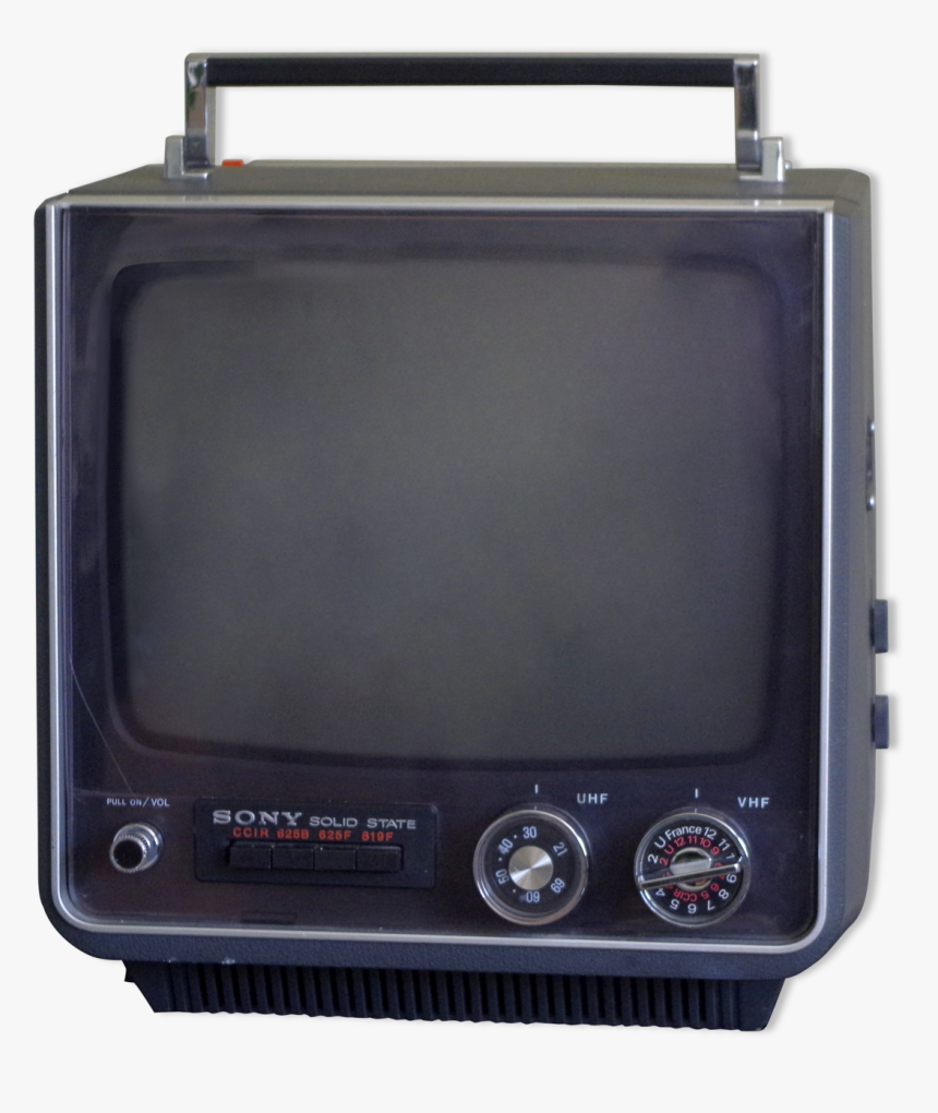 Sony Vintage Tv 70 Years 
 Src Https - Téléviseur Vintage Noir, HD Png Download