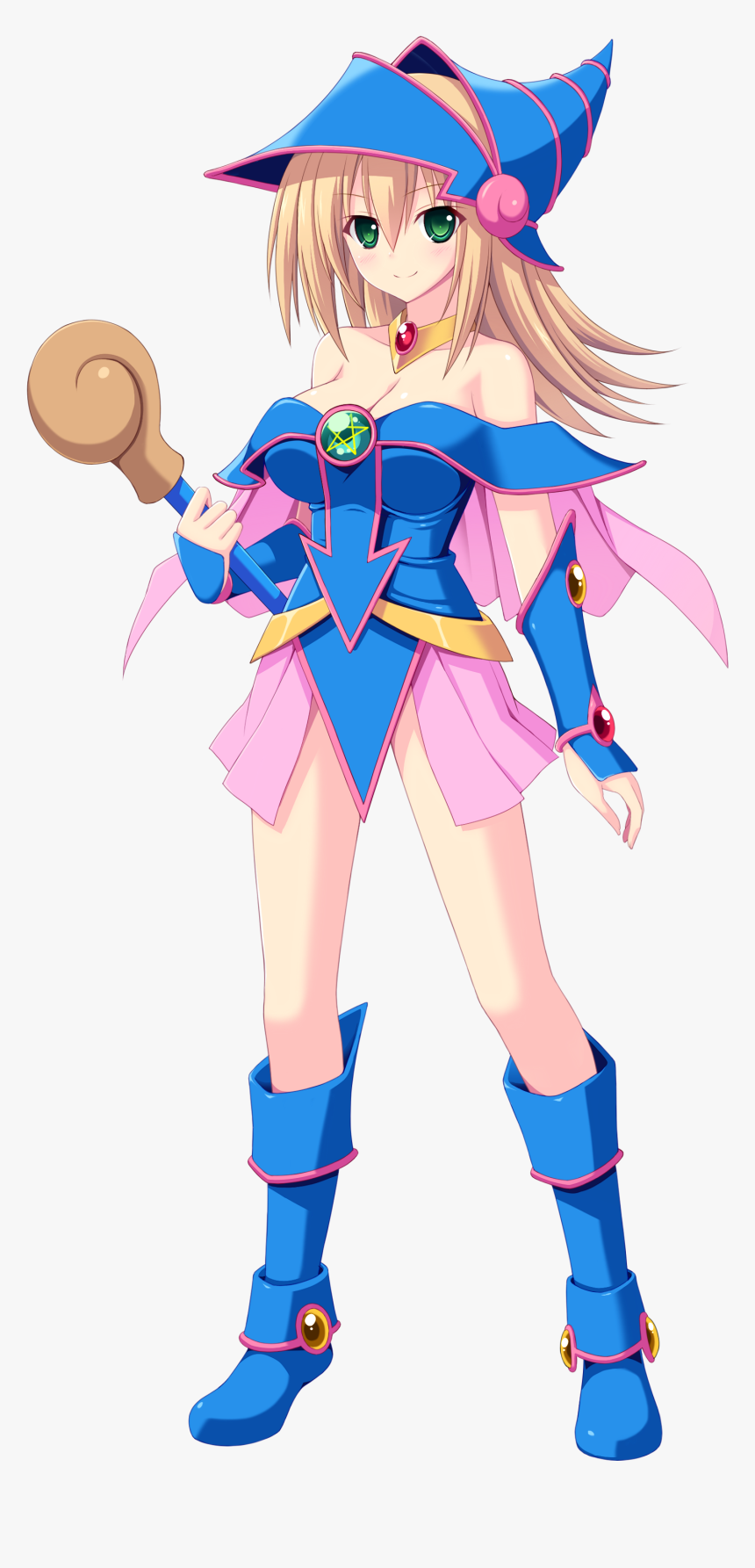 Original) Loading Dark Magician - Yugioh Cuerpo Completo - Dark Magician Girls Png, Transparent Png