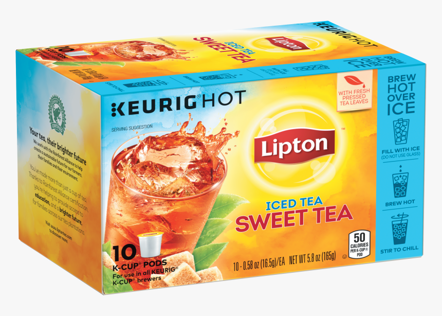 Lipton Lemon Iced Tea K Cup , Png Download - Lipton Tea K Cups, Transparent Png