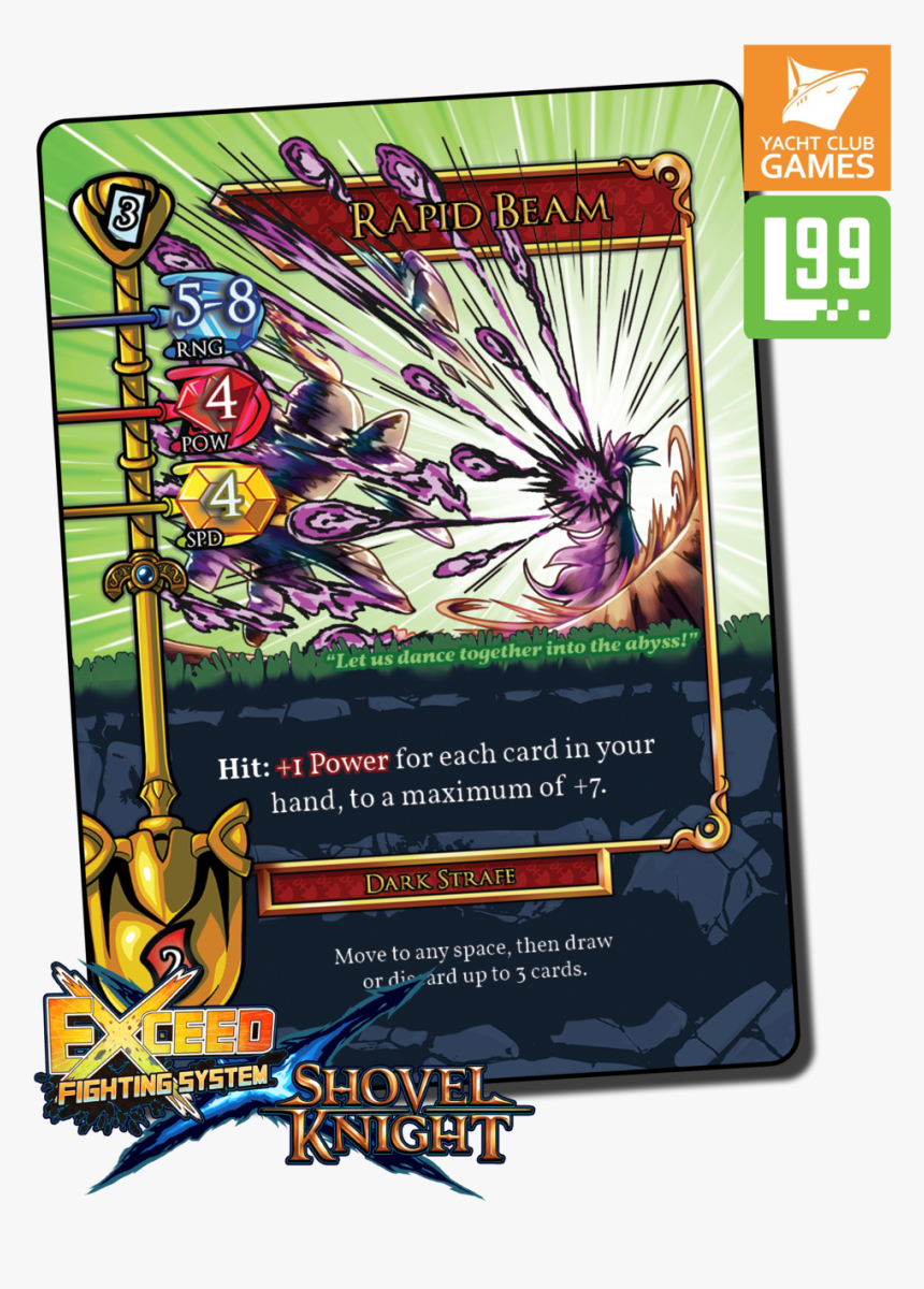 Exceed Card Previews - Exceed Fighting System Shovel Knight, HD Png Download