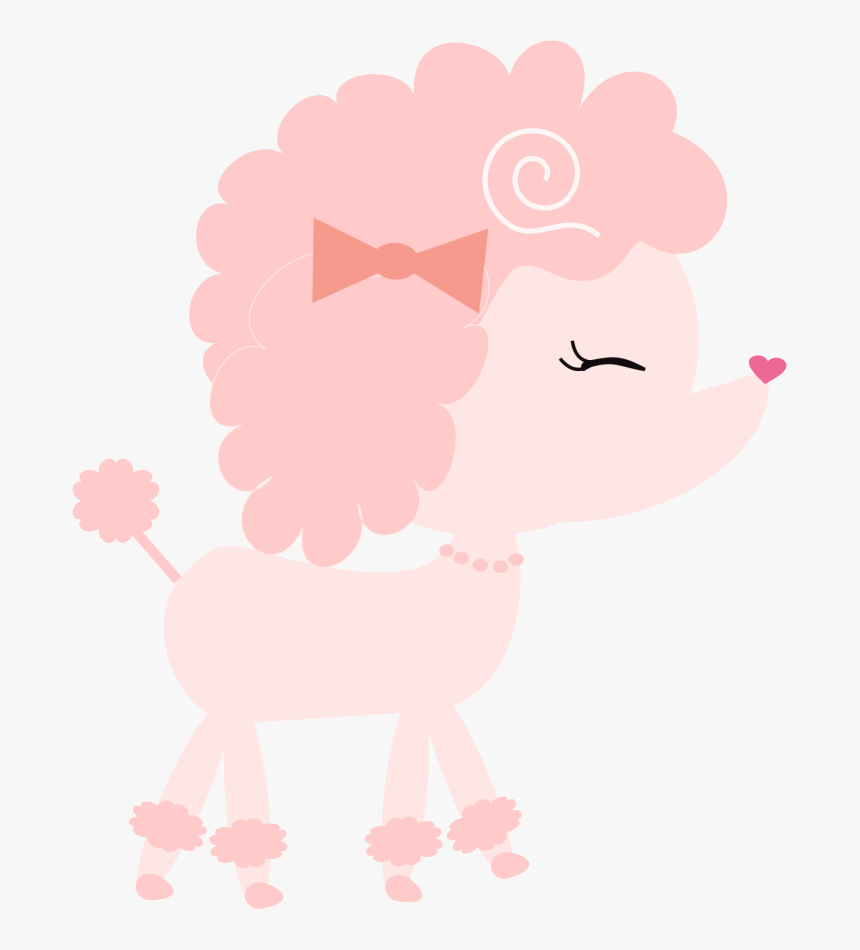 Tres Chic Baby Planners - Transparent Pink Poodle Clipart, HD Png Download