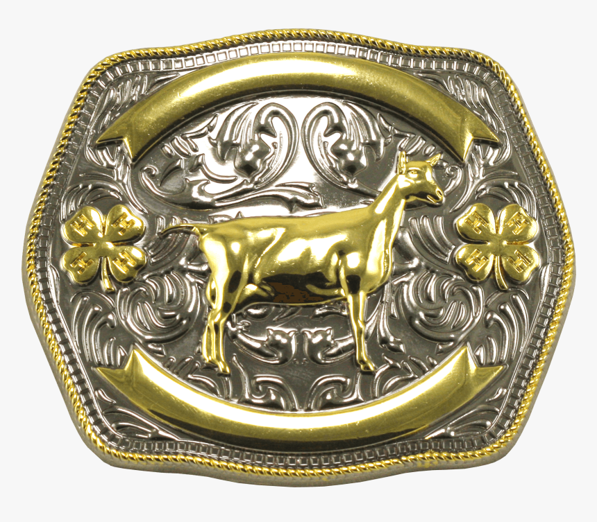 4-h Dairy Goat Custom Belt Buckle , Png Download - Emblem, Transparent Png