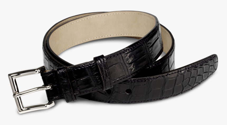 Genuine Crocodile Leather Belt Png Image - Belt, Transparent Png