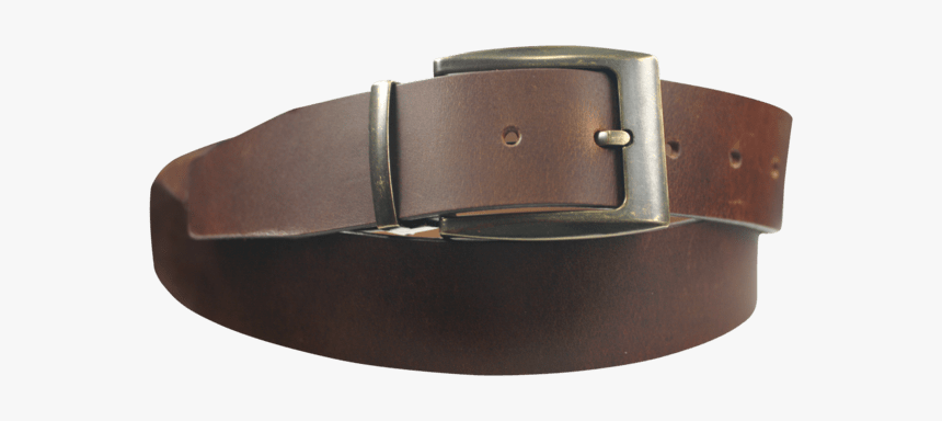Leather Belt Vintage Look - Buckle, HD Png Download
