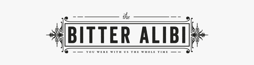 The Bitter Alibi - Calligraphy, HD Png Download
