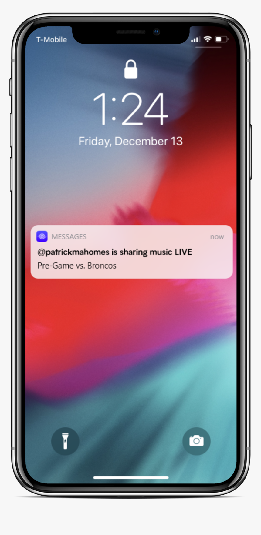 Notification Iphonexspacegrey Portrait - Smartphone, HD Png Download