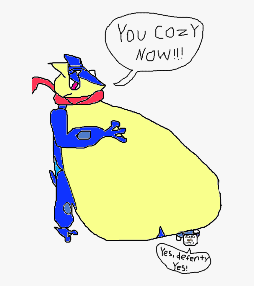 Greninja Fat Blanket - Fat Greninja, HD Png Download