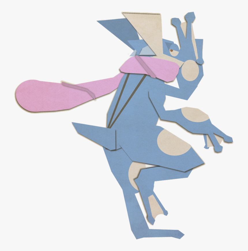 Greninja , Png Download - Origami, Transparent Png