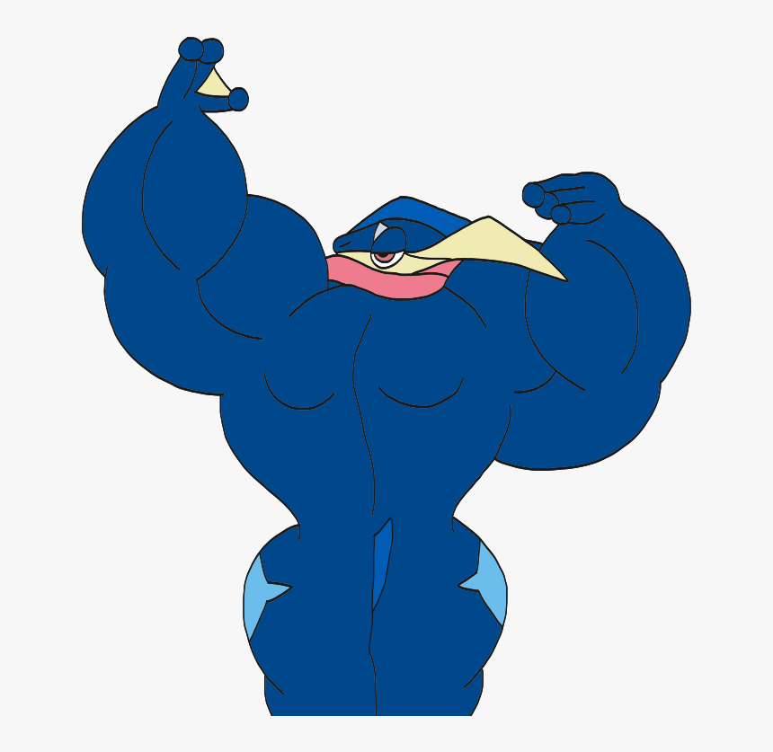 Beefy Greninja - Greninja Imagenes De Pokemon, HD Png Download