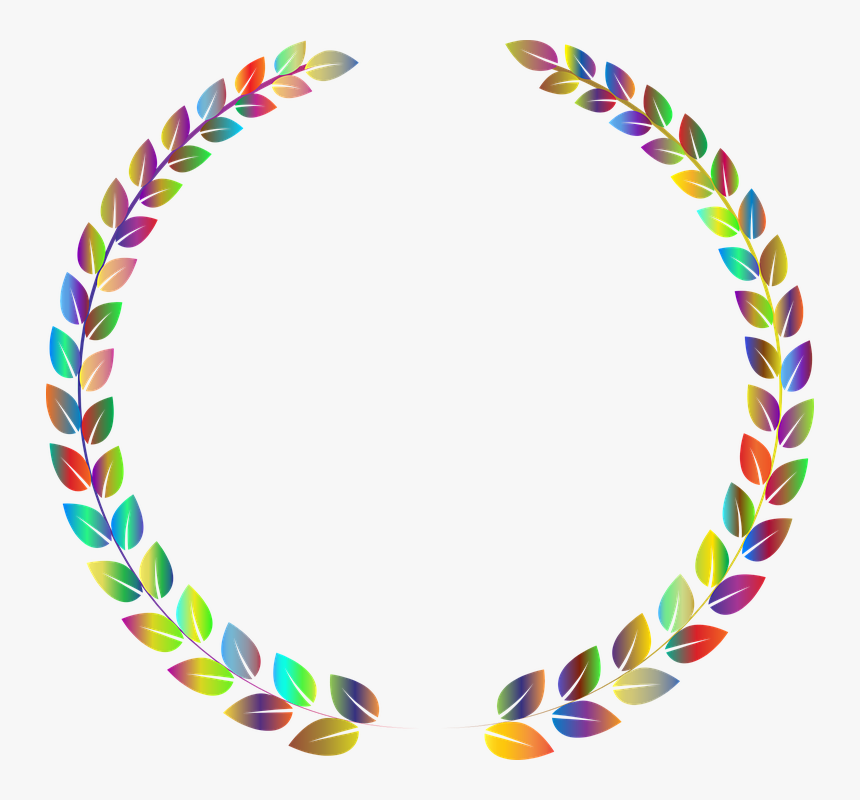 Laurel Leaf Circle Png Hd, Transparent Png