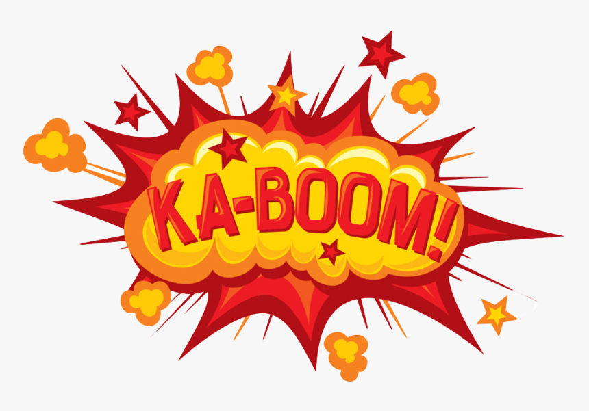 Clipart Explosion Kaboom - Stock Market Crash Clipart, HD Png Download