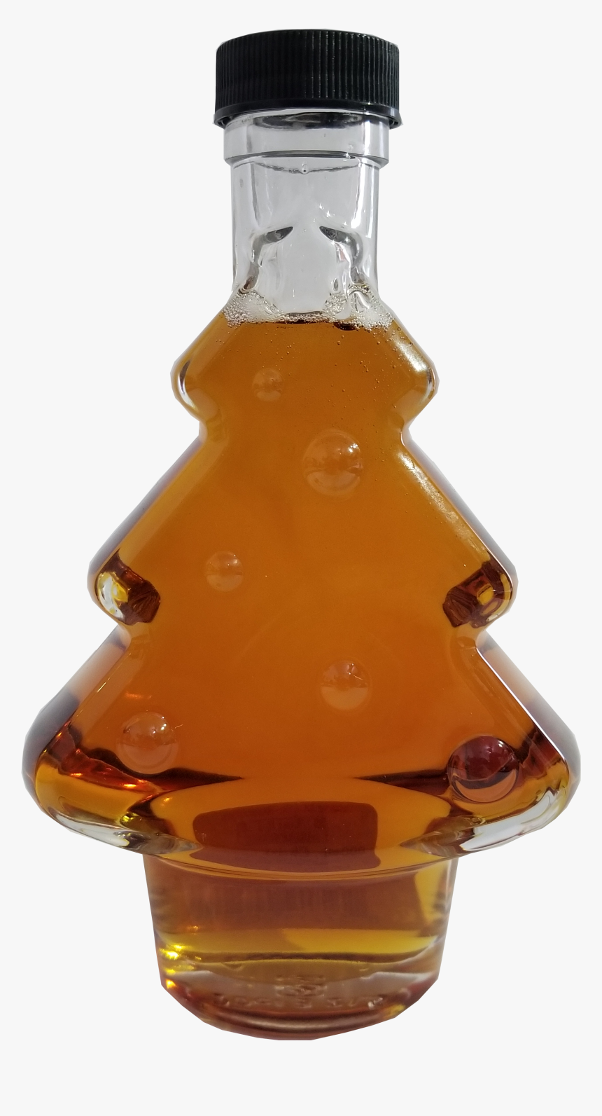 200ml Glass Christmas Tree 
 Title 200ml Glass Christmas - Glass Bottle, HD Png Download