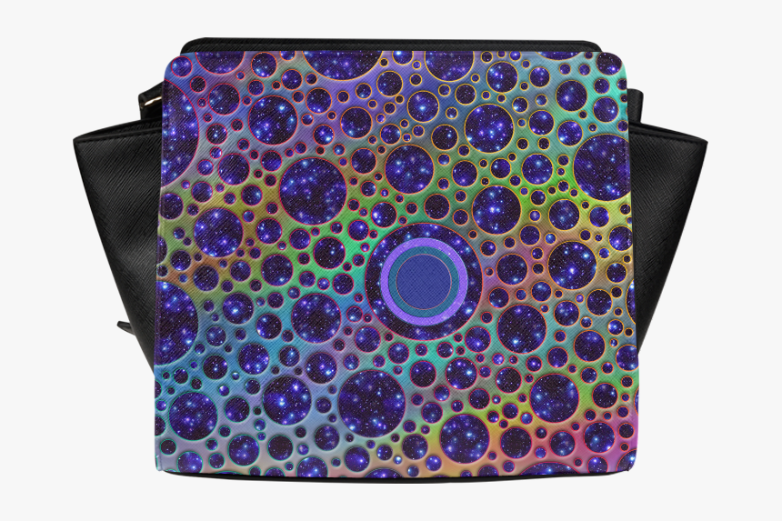 Universe Dots Grid Colored Pattern Satchel Bag - Wristlet, HD Png Download
