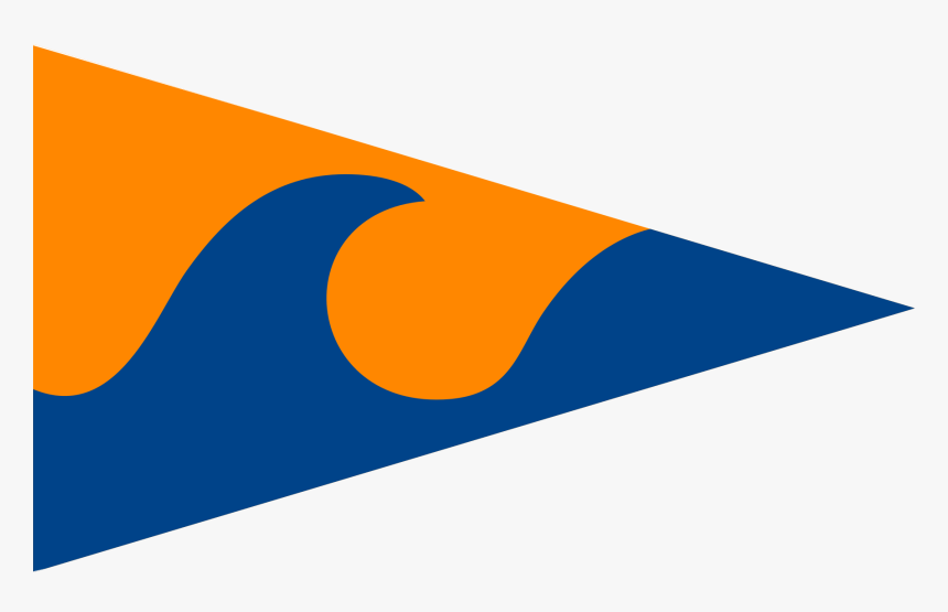 Coral Reef Yacht Club Burgee, HD Png Download