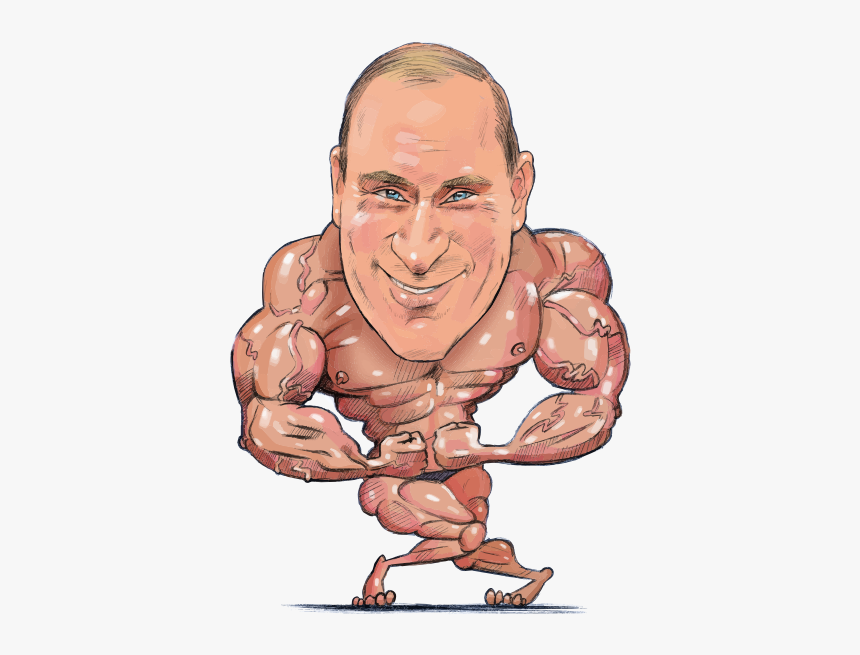 Muscular Putin - Vladimir Putin Clipart, HD Png Download