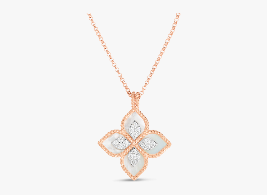Roberto Coin Princess Flower Necklace, HD Png Download
