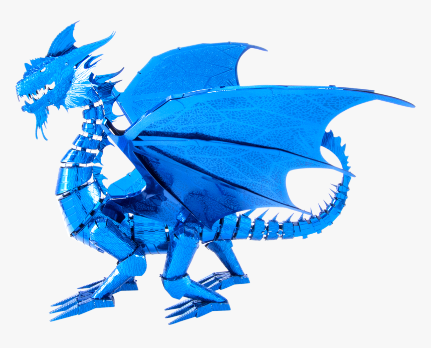 Iconx Blue Dragon - Metal Earth Blue Dragon, HD Png Download