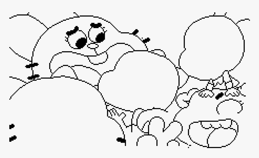 Gum Ball Tree Png - Line Art, Transparent Png