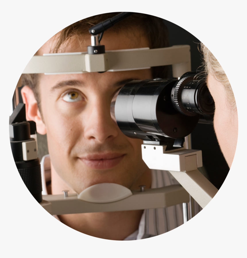 People With Eye Cancer Getting Treatment, HD Png Download