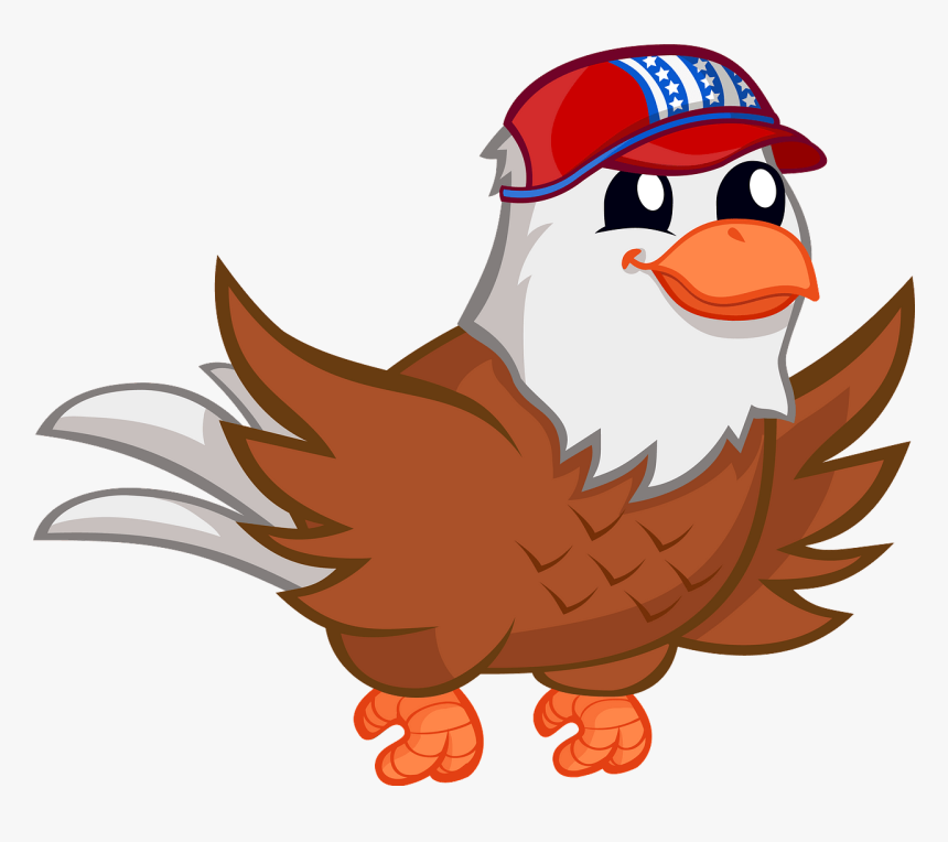 Eagle Cute Clipart Free, HD Png Download