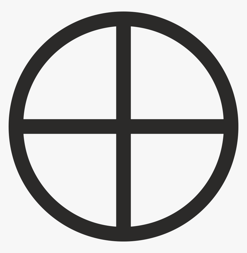Mundane Cross Encircled Free Vector - Pagan Symbol For War, HD Png Download