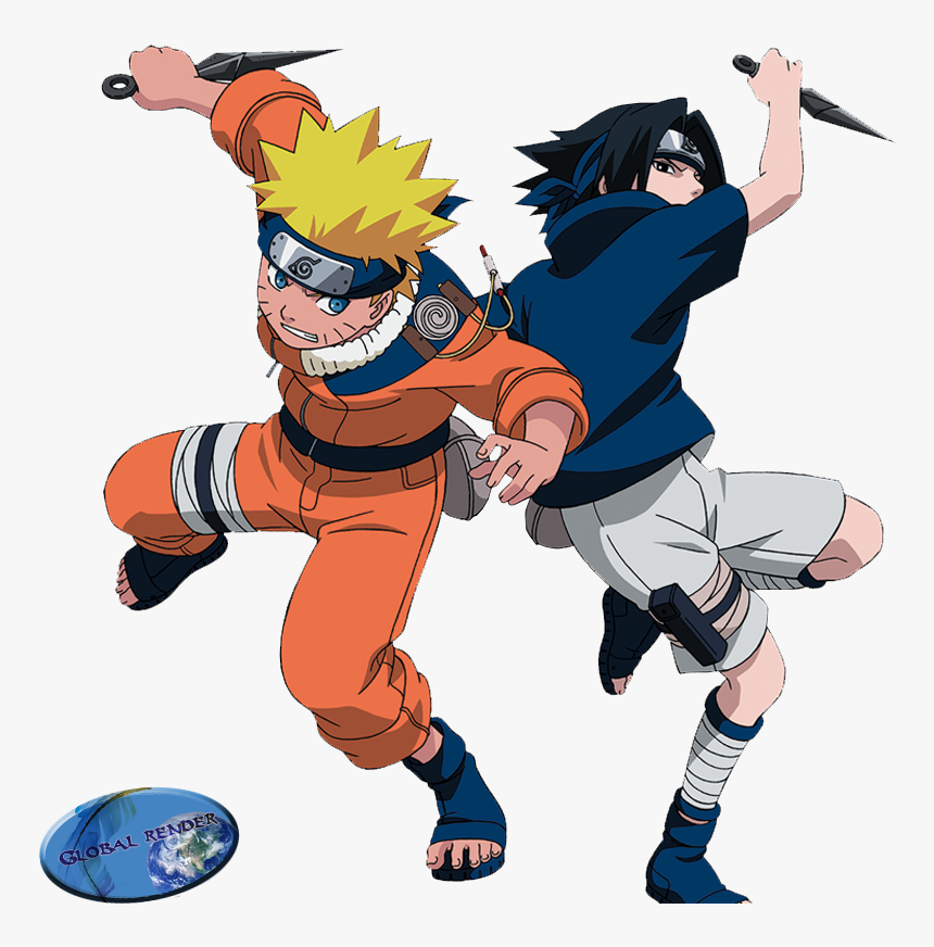 Naruto And Sasuke Cool, HD Png Download