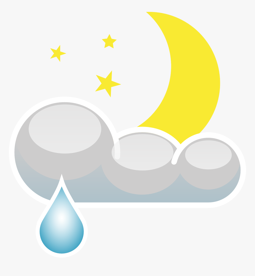 Rain At Night Clipart, HD Png Download