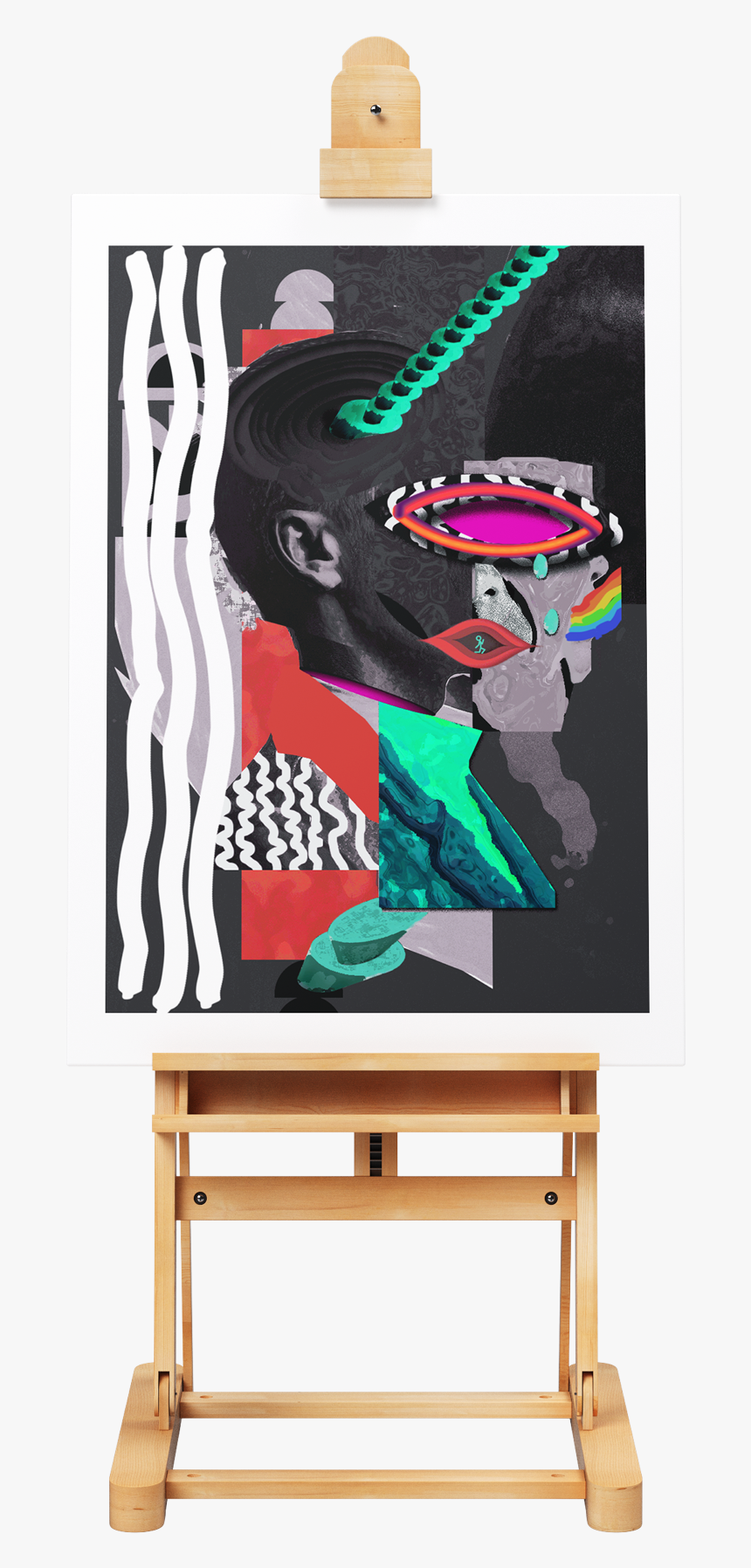 Poster Easel Mockup 2 Exp - Creative Arts, HD Png Download