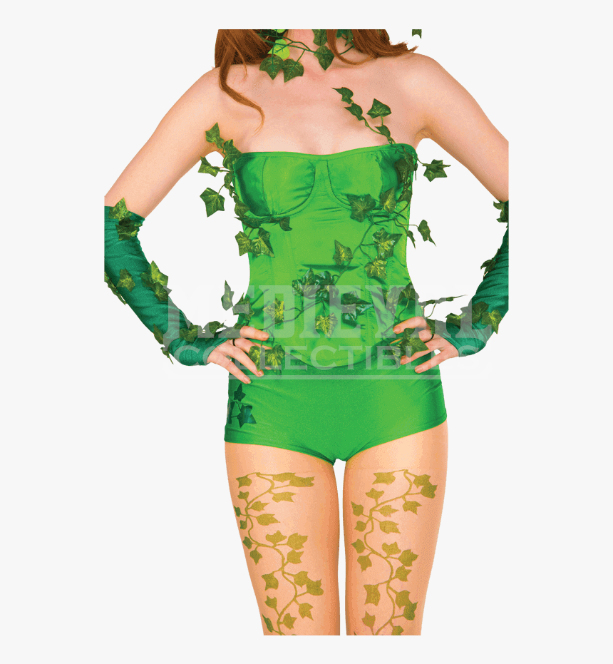 Deluxe Poison Ivy Corset , Png Download - Poison Ivy Womens Costume, Transparent Png