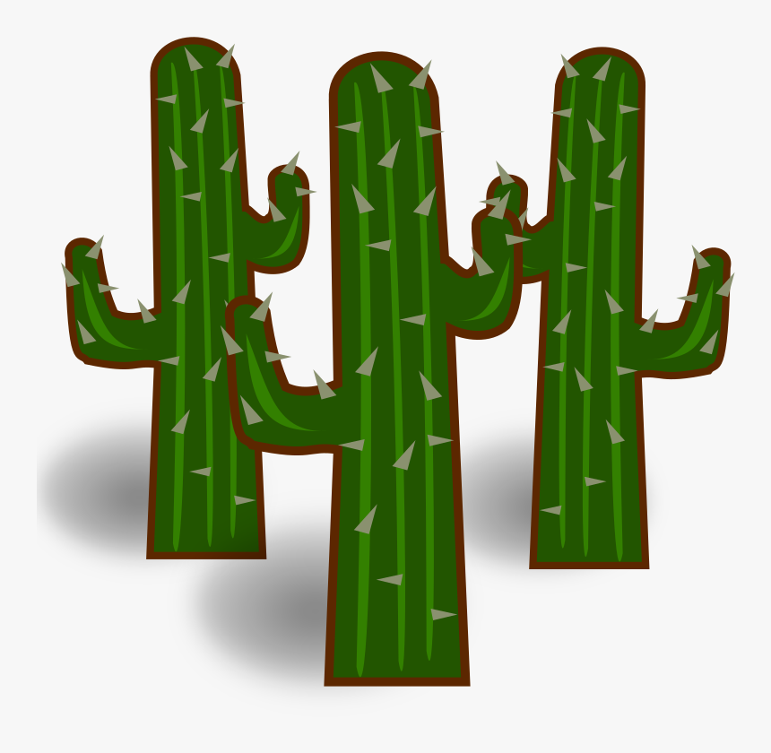 Cactus Transparent Clipart Png - Transparent Background Clipart Cactus, Png Download