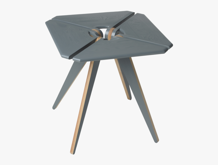 Nbfn Petalply 22squaresidetable Slate, HD Png Download
